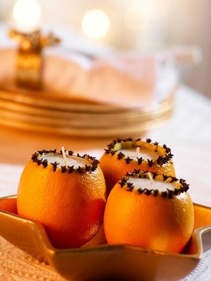 ieftine-lumânări în-portocale făcute