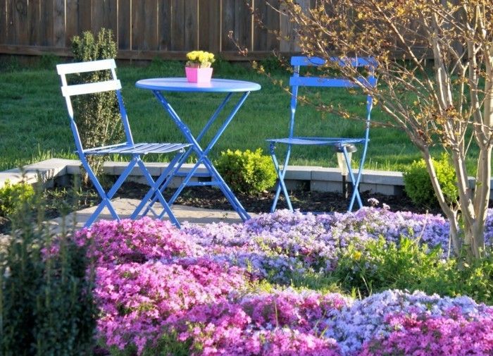 Blue-mobiliário de jardim-roxo-flor-jardim design-ideas
