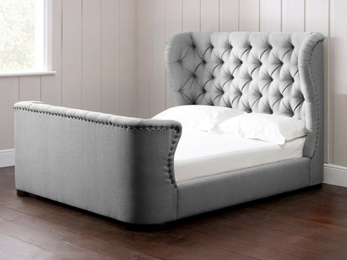 tapițate albastru-proiectare-paturi cu paturi box-design modern