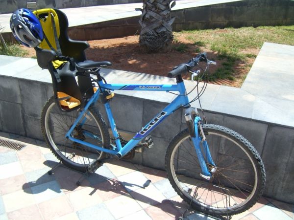blue-kolo z otroškega sedeža kolesa idejo
