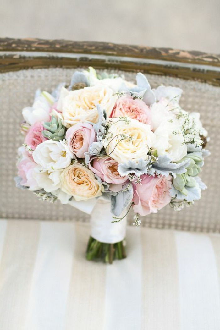 puokštės, pastelinės spalvos su-gražūs-gėlių-apdailos-Deco-su gėlėmis-in