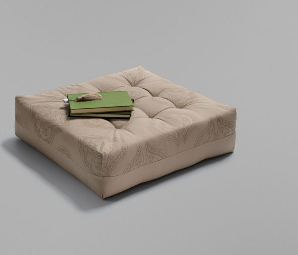 Kvadratinės formos grindų sėdynės pagalvėlės