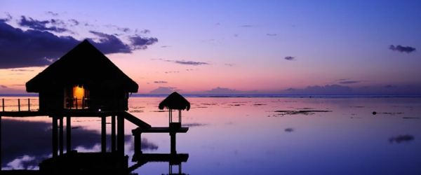 Bora Bora-semester-blue-sky