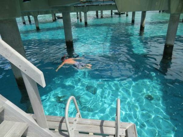 Bora Bora-vakantie-mooie-blue-water