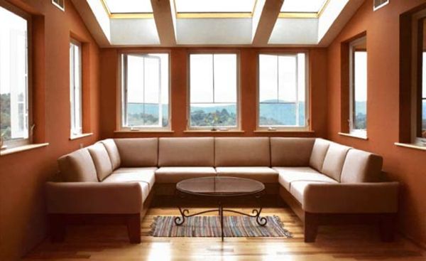 brązowa kolorystyka dla narożników-sofa-pokrycia-elegancka-pokojowa rama