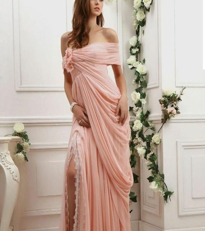 Suknelės-in-rožinė-Deco su rožinės