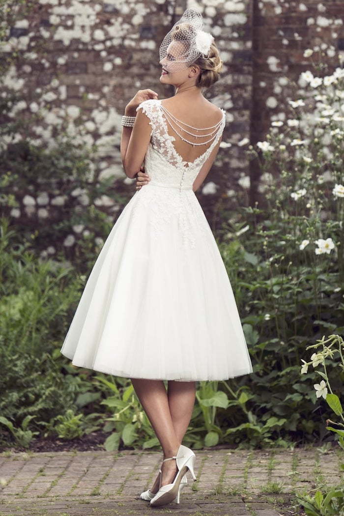poročne obleke čipke, brez backless obleke v vintage style