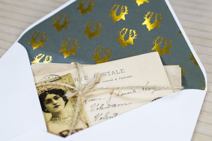 Å lage konvolutter - en vintage konvolutt fra begynnelsen av det 20. århundre