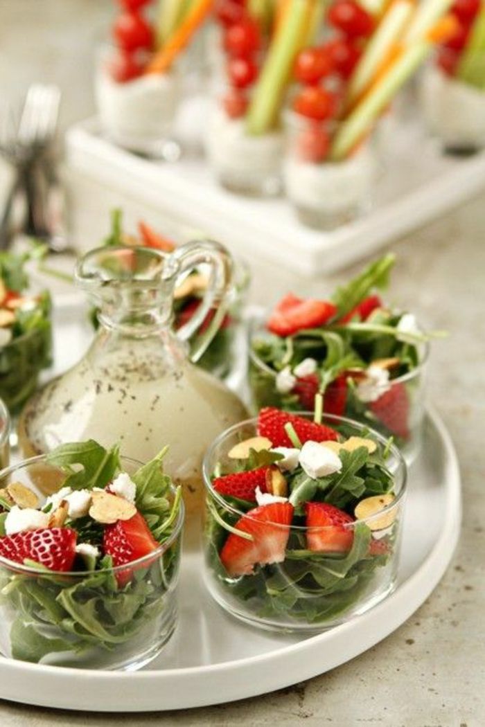 buffet-ideer-jordbær-og-grønt-grønnsak