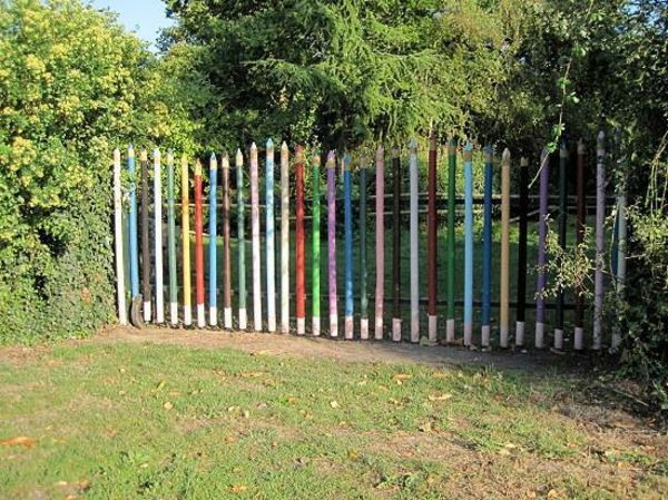 cool-fargeblyanter Fence Ideer