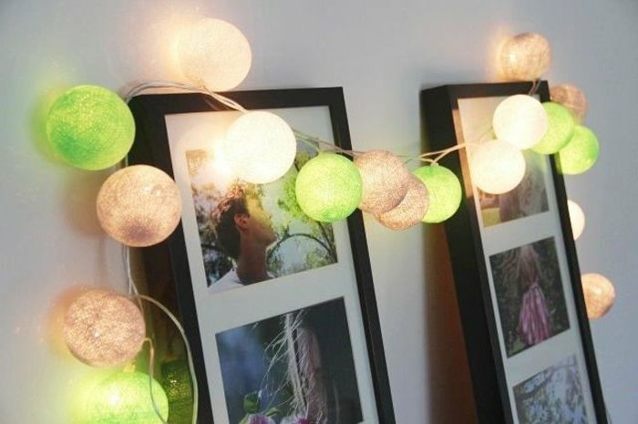 Party lichterkette Farebné žiarovky-fotorámček dekorácie