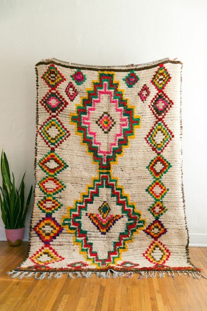 fargerik vintage-teppet-orientalsk eksotiske mønstre