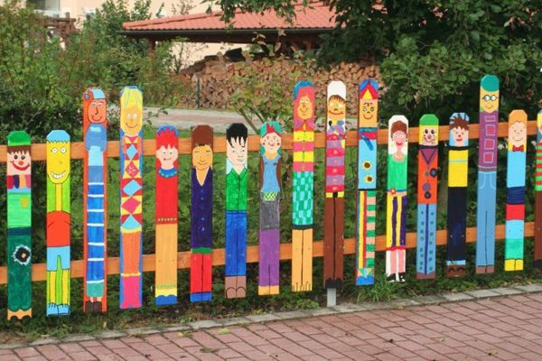 colorat-gard-amuzant-grădină-ochi-prinderea picturi