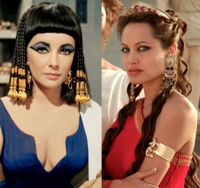 cleopatraの役割を果たしたアンゼリージョリーの女優の衣装エジプトのアイデア