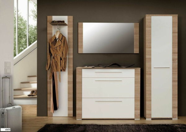 cool-yaşam fikirler-için-ev-koridor-ile-modern mobilyalar
