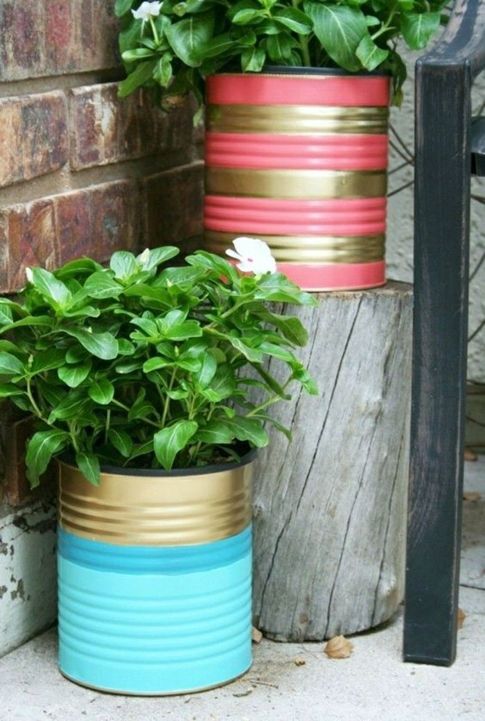 cool-rzeczy-Tinker-Doniczki-zielono-roślina-drewno-garden-DIY-can-Stud
