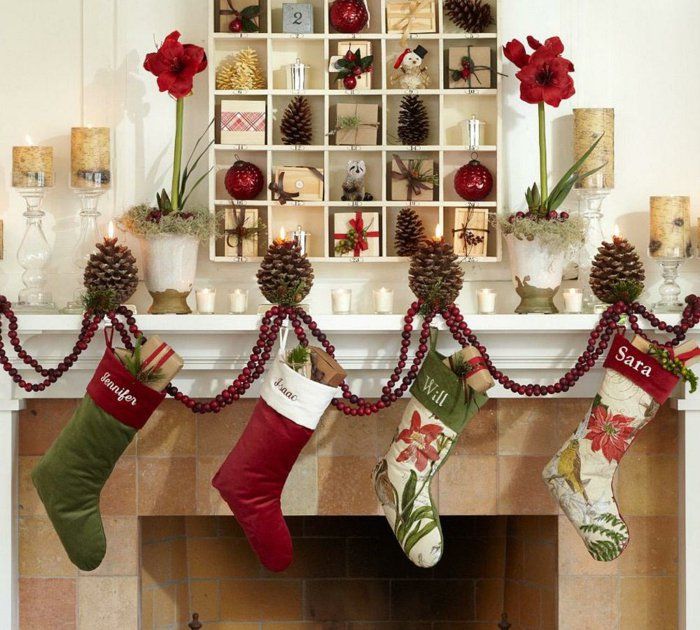 cool-weihnachtsdekoration police Mala darila spominki sveče Sock zatiči