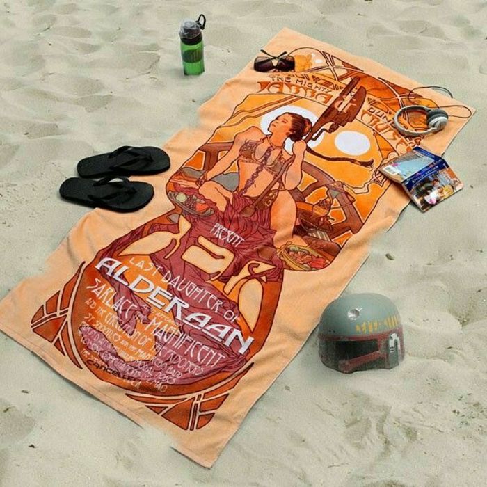 Cool handduk strand-intressanta mönster