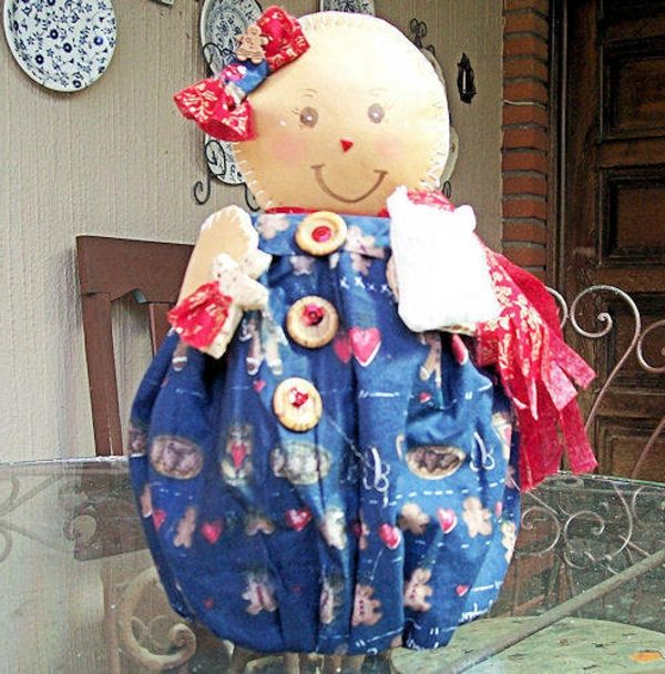 idee artigianali per la scuola materna - bambola gigantesca