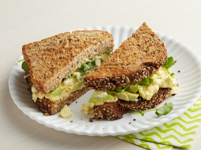 Tyler Florence's Egg Salad Sandwich with Avocado And Watercress As Seen On Food Network's How To Boil Water