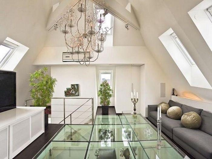 soba s poševnimi idejami ideje edinstvena steklena tla ekstravagantna luksuzna svetilka