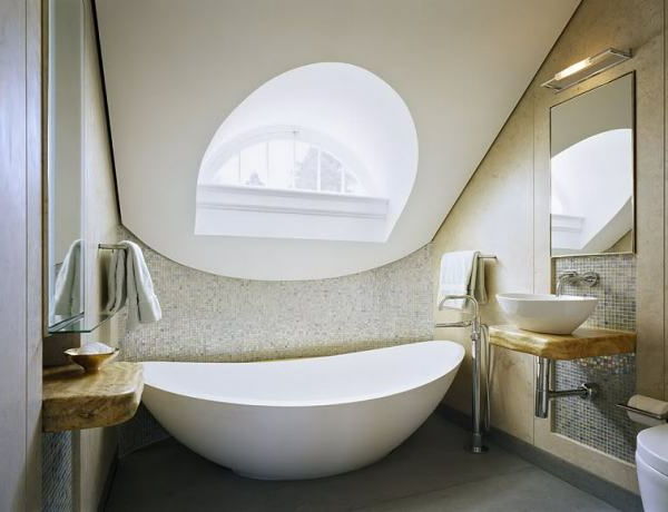 penthouse-white-bathroom- การออกแบบเดิม