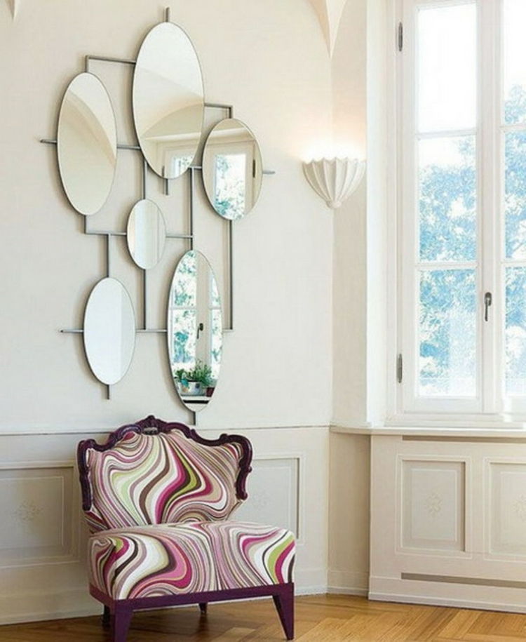 round-espelho de parede-deco conectado-chic-noble-novo e moderno-pretty-particularmente