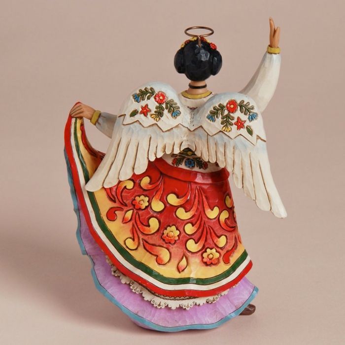 deco-îngeri-îngeri-originale idei de lemn-dans-femeie creatoare