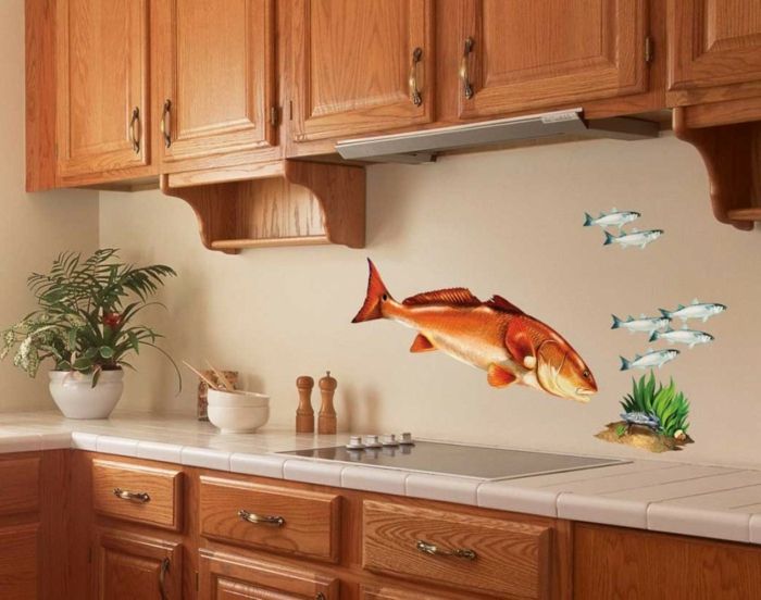 Deco-nápady-pre-kuchyňa kreatívne-Design-of-múr