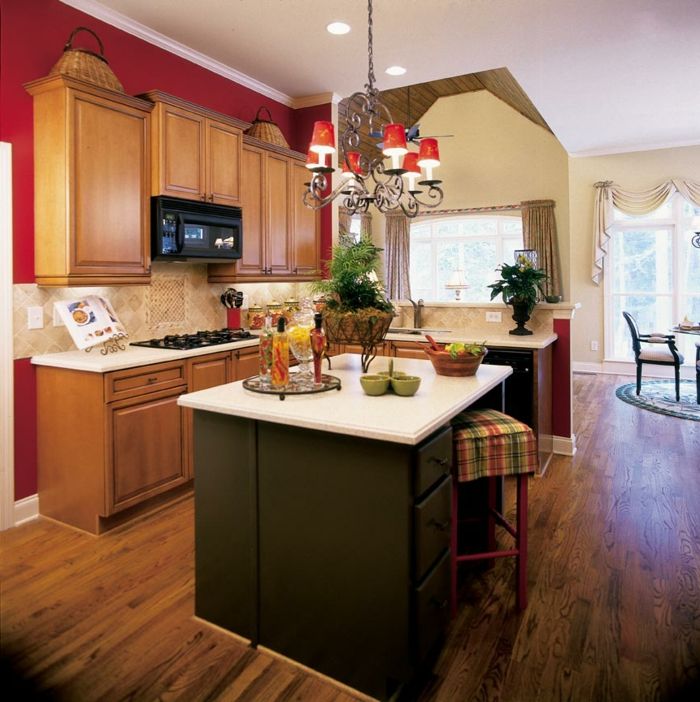 Deco idėjos-už-virtuvė-Didžioji modelio rudos spalvos