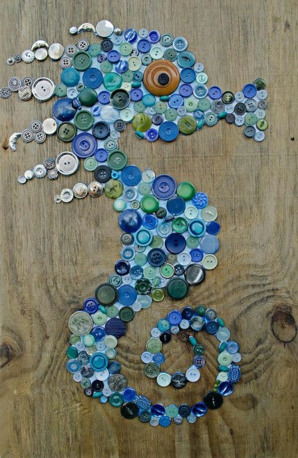 deco-z-SEAHORSE-ideje-za-dekoracijo-Morski Konjic-of-modro-gumb