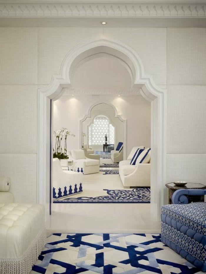 lampor orientaliska bra idéer för att låna inspiration från orienteringen vit och blå kombinera