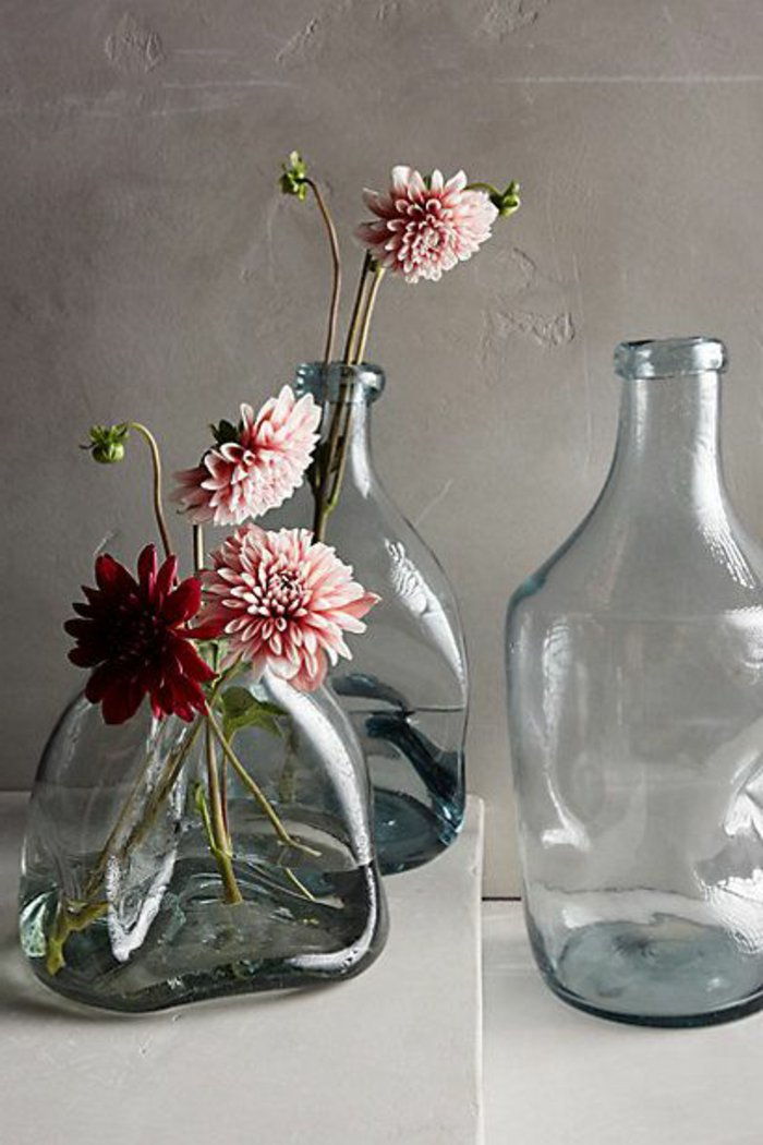 deco vazen-grote potten van bloemen-glas-gerbera bloemen
