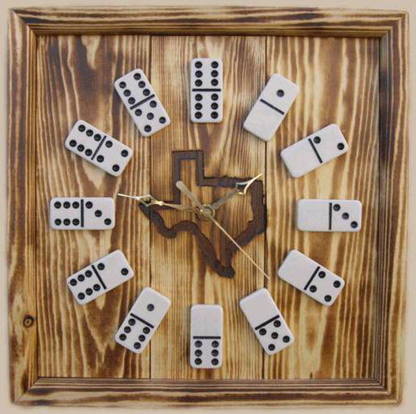 deco-propostas-domino-relógio de madeira