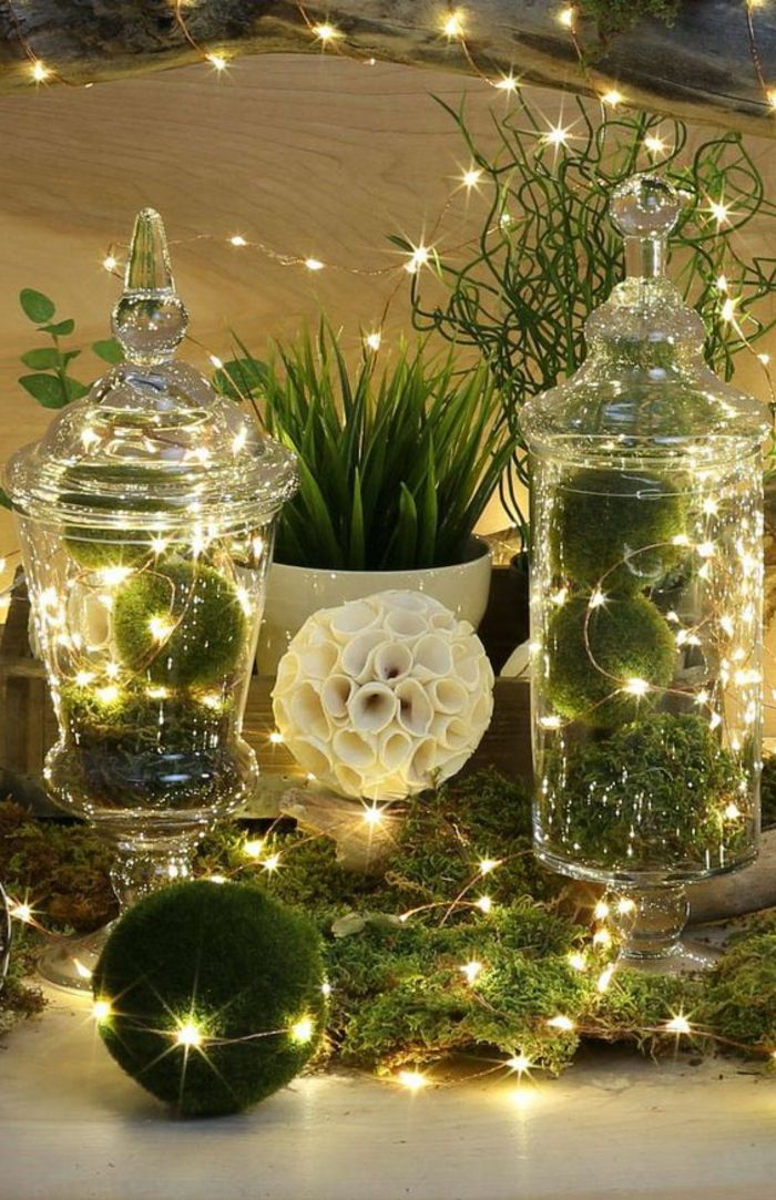 Idéias de decoração-verde-primavera-deco-com-óculos-e-luz da corda