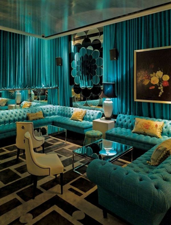 mobilier pentru decorațiuni interioare-in-turcoaz-color-mare-camere-atractivitatea