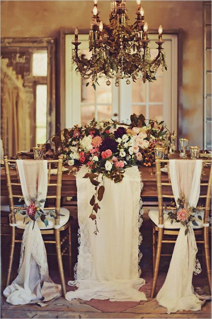 dekorasjon-selv-gjør-bryllup dekorasjon-ideer-Floral Deco hochzeit--