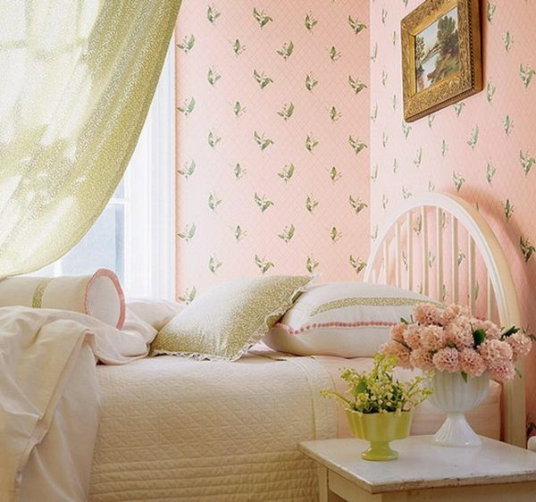 dormitor dekotapeten-roz