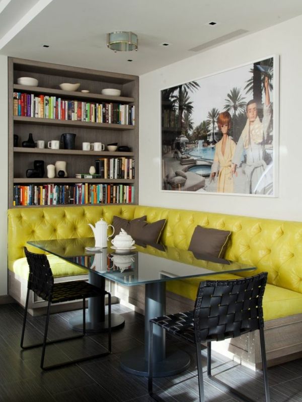 oblikovanje-ideje-kotiček kavč-for-the-dnevna soba-kavč-rumena