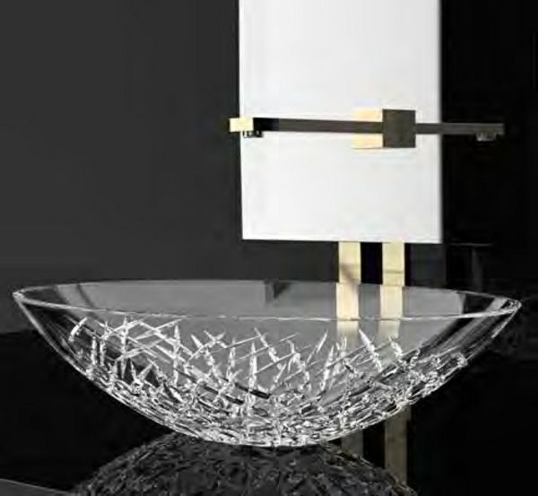 super-designer-kristall sink-modern
