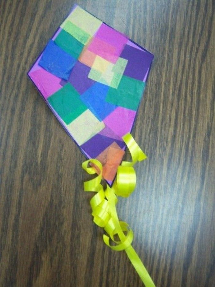 kite-craft-papir drage-tinker-bunt