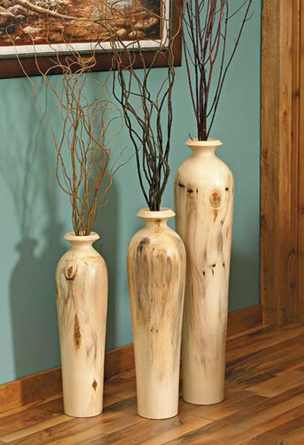üç katlı vazolar-çok güzel bej renkler