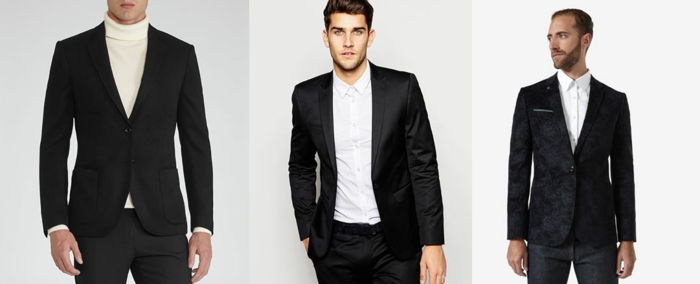 kleskode festlig blazer gjør mennene ser enda mer elegant og flott svart og hvitt