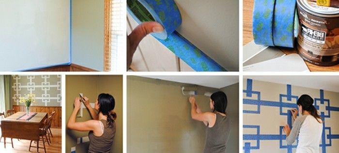 plug-and-margine-adeziv-wall-color make-diy-wanddeko-wall-in-sufragerie-dye
