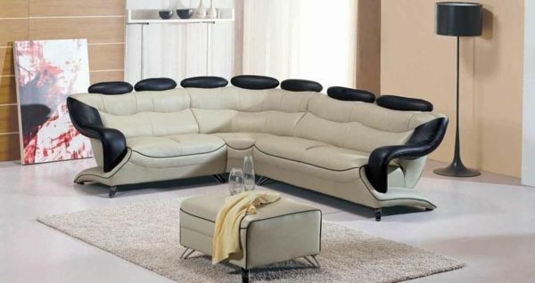 Sofa narożna-szary-kolor-jasny-dywan