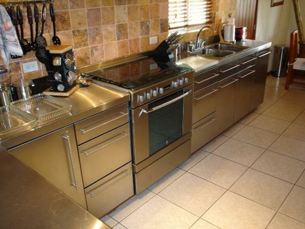 Nerūdijančio plieno virtuvės stalviršio kriauklė - virtuvės blokas