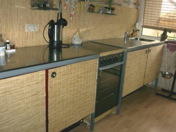 nerūdijančio plieno virtuvės stalviršis - modernus virtuvės blokas