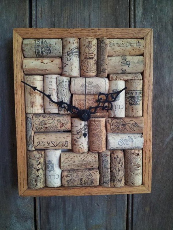 sleutelen originele-wall-clock-with-cork-