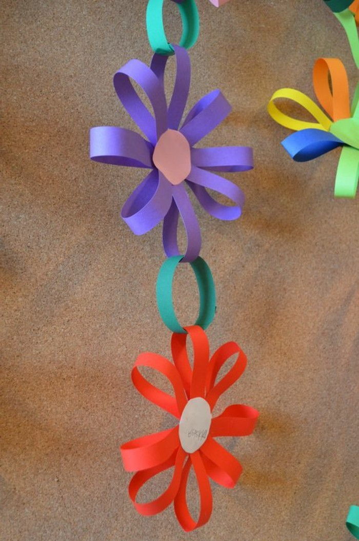 skuteczna-design-craft pomysły-z-papieru-kolorowe-papierowe kwiaty