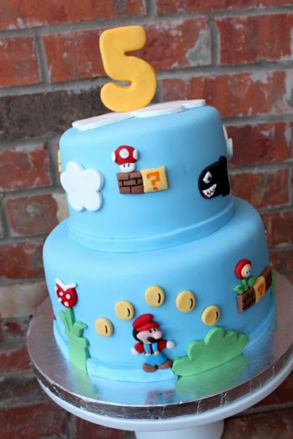 eficiente --- prăjituri Decorați - ziua de naștere partid-copii-stră-placinte-super-Mario-caractere order-